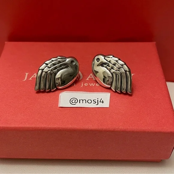 Extremely Rare James Avery HTF Dove Earrings - Picture 2 of 5